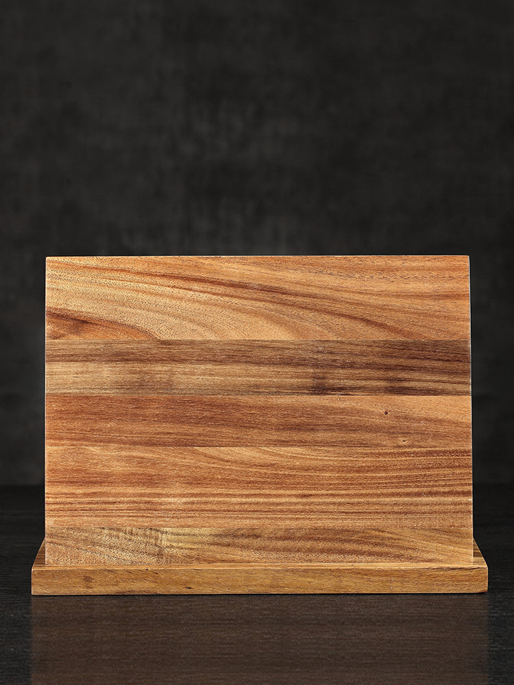 Acacia Wood Double-sided Magnetic Knife Holder